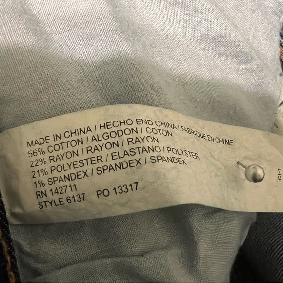 Eloquii Indigo Relaxed Fit Jeans Lot 5 - Picture 4 of 5